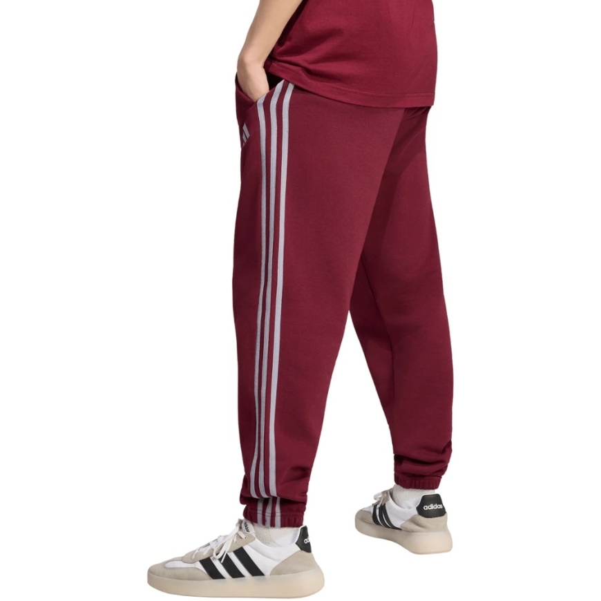 adidas Essentials 3-Stripes vilnas bikses vīriešiem bordo krāsā KY4134 (XL) – 3