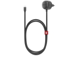 Twelve South PowerCord EU - 30W sienas lādētājs ar USB-C kabeli 1,2m (slate)
