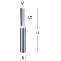 Фреза Makita "flute" 1, 5.0x13.0 mm/ 48.0mm, 8mm Диаметр хвостовика D-67686 Фреза Makita "flute" 1, 5.0x13.0 mm/ 48.0mm, 8mm Диаметр хвостовика D-67686