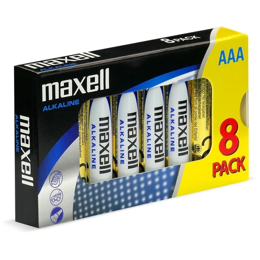 AAA-paristot - Maxell LR03 8 kpl. – 2