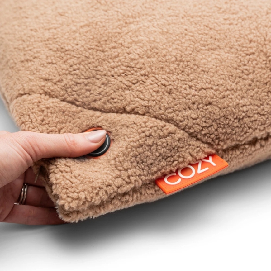 Bodi-Tek COZY Silta komforta spilvens 45 x 45 cm, gaiši brūns – 2