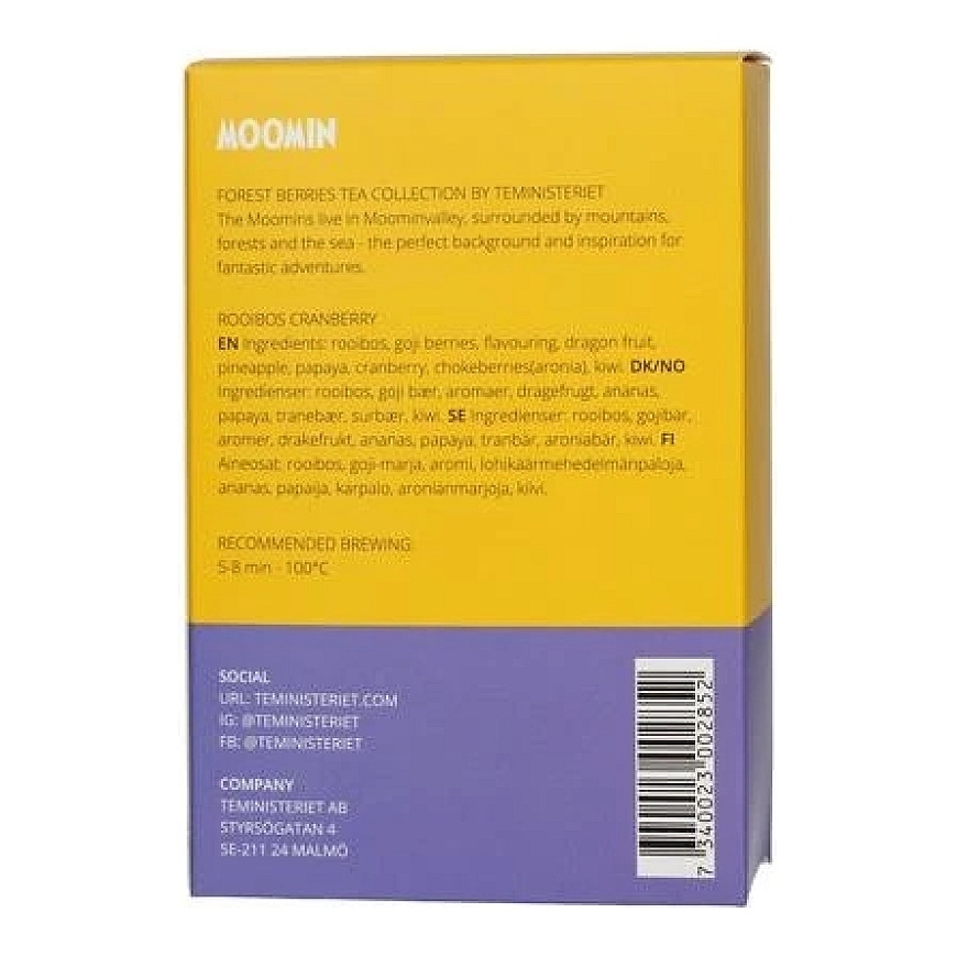 Teministeriet - Moomin Rooibos Cranberry - 20 tējas maisiņu – 2