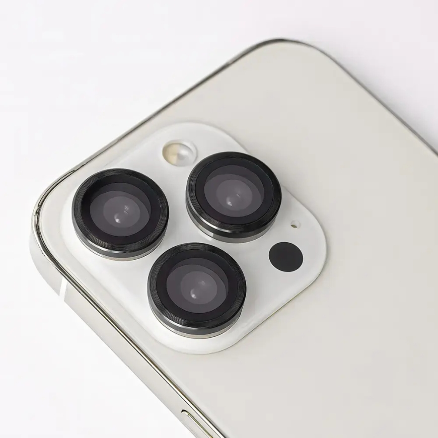 Набор линз для Samsung Galaxy S24 Ultra черная оправу (5 шт)