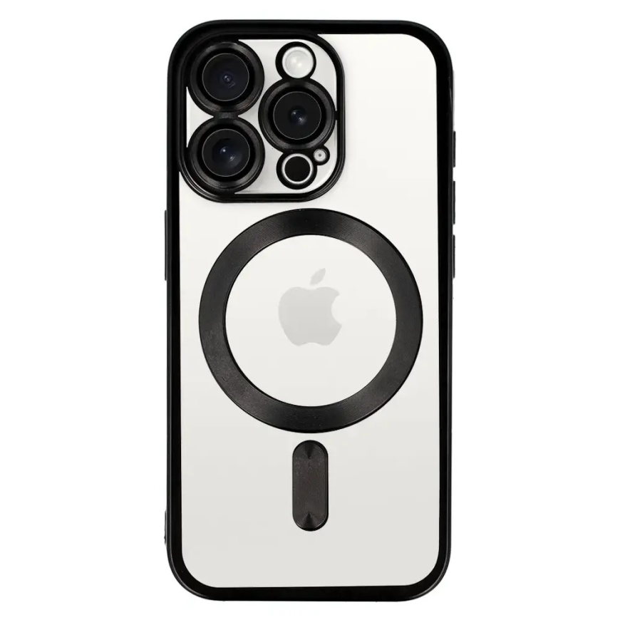 Metallic telefoni ümbris MagSafe toega iPhone 13 Pro Max must – 2
