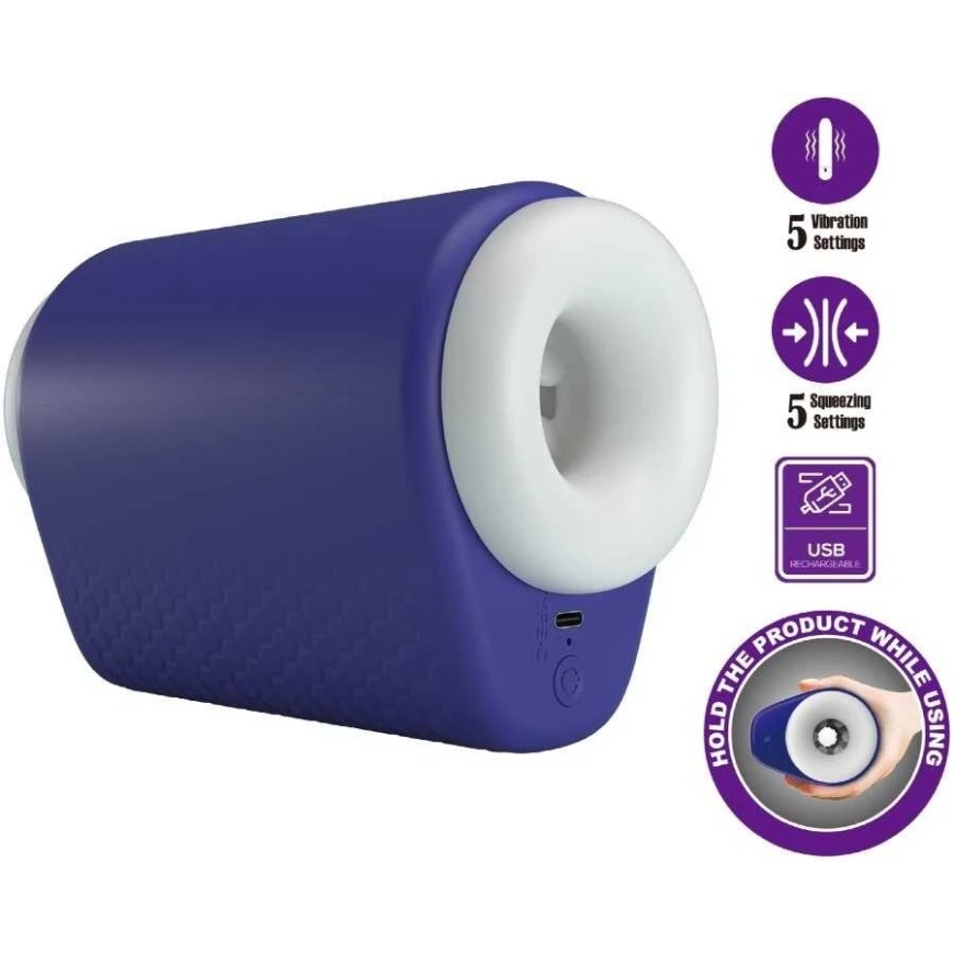 Pretty Love Male PRETTY LOVE - Dj Lady, 5 vibration functions 5 compression settings