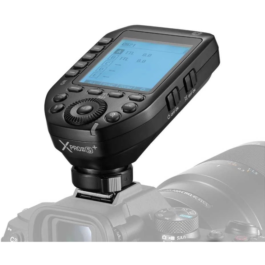 Fotoaparato Blykstės Paleidiklis - Godox XPro II S+ Dantų Fotografijos Siųstuvas Sony Kameroms – 3