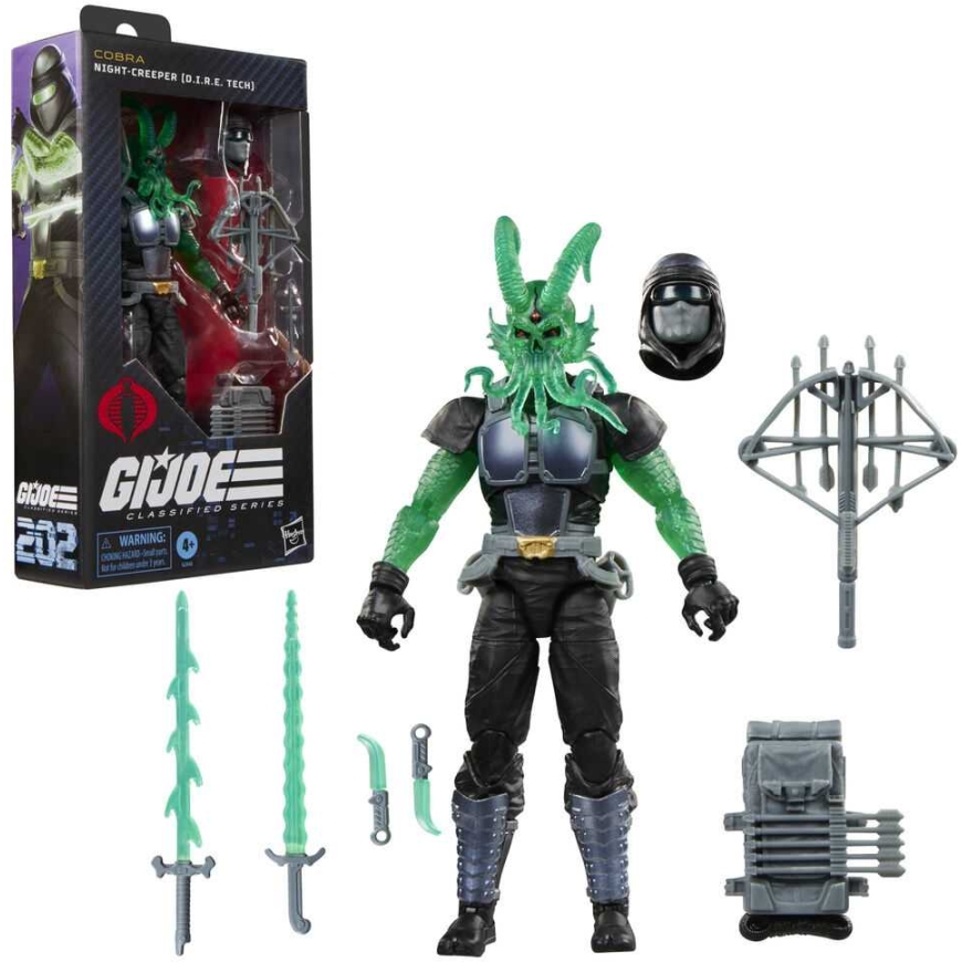 Hasbro G.I. Joe Classified Series Cobra Night Creeper D.I.R.E Tech -hahmo 15 cm – 2