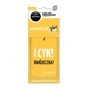 Car air freshener AROMA CAR LETS SMILE Cotton Vanilla Car air freshener AROMA CAR LETS SMILE Cotton Vanilla