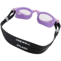 Plaukimo akiniai vaikams Crowell GS23 Splash violetinė-juoda Plaukimo akiniai vaikams Crowell GS23 Splash violetinė-juoda