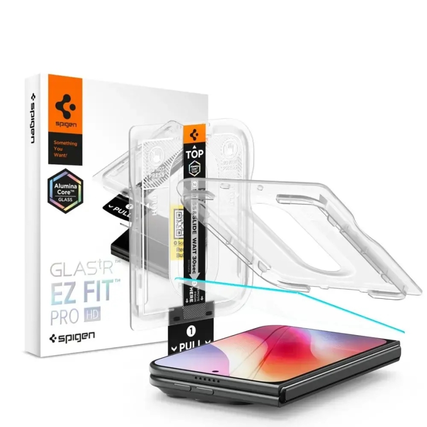 Grūdintas stiklas Spigen Glas.tr EZ Fit Pro HD iPhone Duo Clear