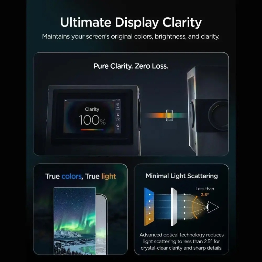 Закалённое стекло Spigen Glas.tr EZ Fit Pro HD для iPhone Duo Clear – 3