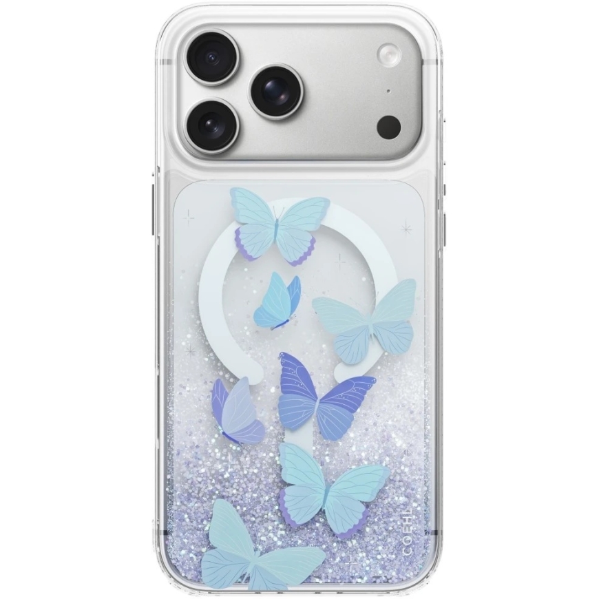 UNIQ Coehl Aria maciņš, paredzēts iPhone 18 Pro Max / 17 Pro Max, magnētiskā uzlāde, zils – 3