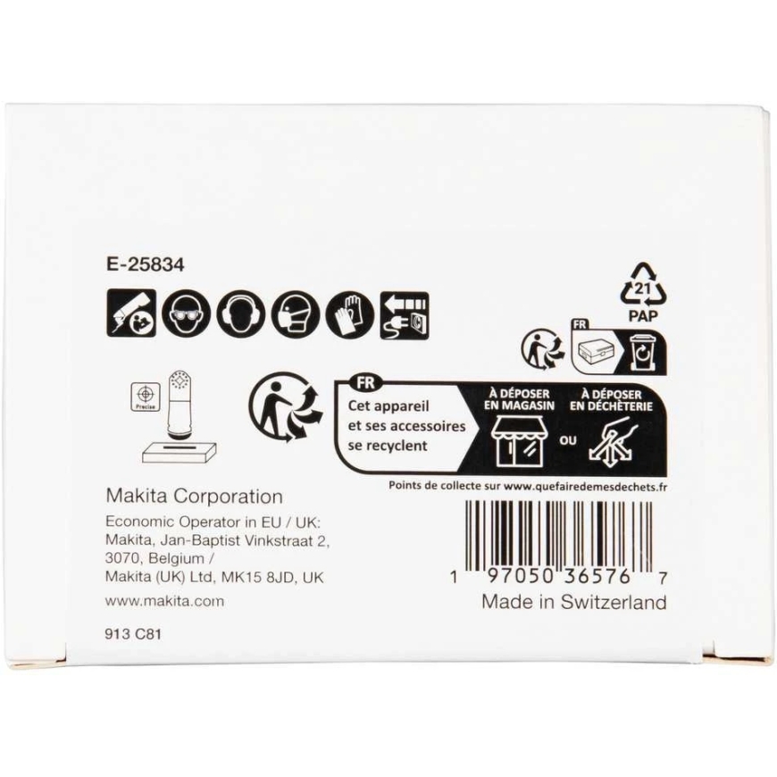 Makita Iegremdējamie griešanas asmeņi 65mm TMA052 HCS, STARLOCK, kokam, 25 gab. E-25834 TMA052 HCS, SL, Koks – 3