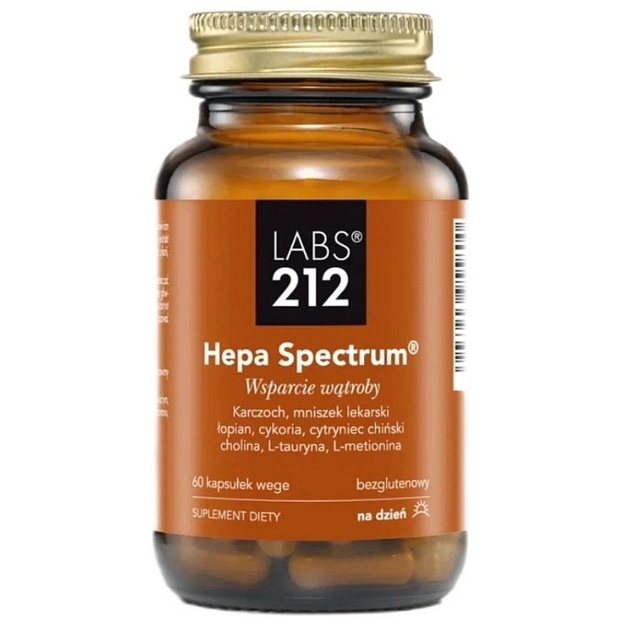 Labs212 Hepa Spectrum maisto papildas 60 kapsulių