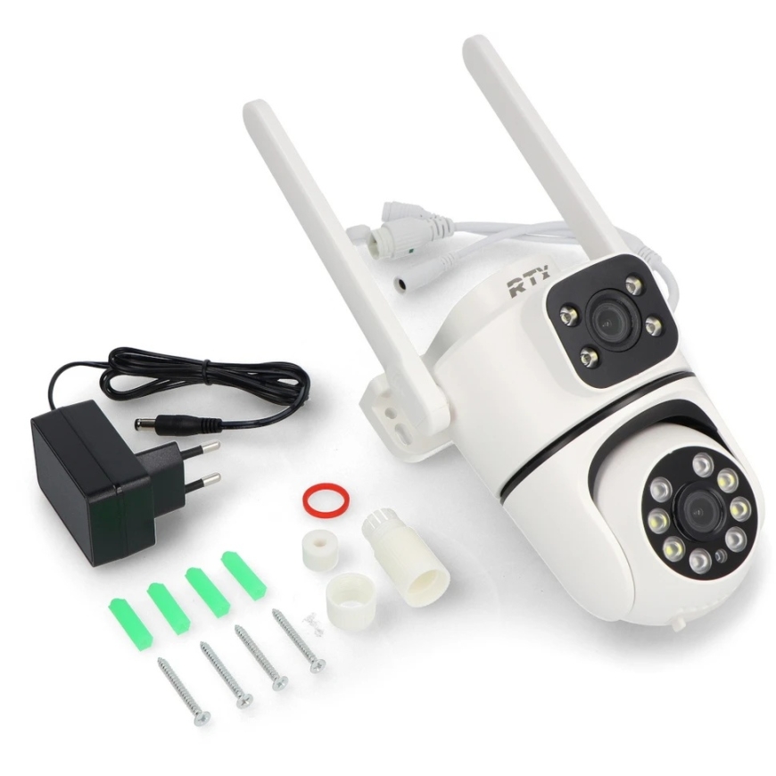 Tuya – viedā āra IP kamera 350° WiFi P2P – RTX SmartCam Ai35 – 4