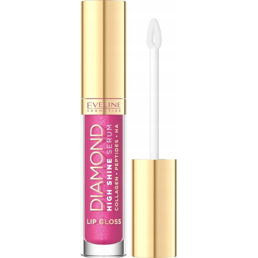 Romnd „Eveline Cosmetics Diamond High Shine Serum“ huuleläige-seerum 19 fuksiaroosa värv 5 ml – 2