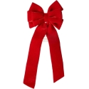 Slowmoose Christmas decoration KOKARDA VELVET TOPPER FOR CHRISTMAS TREE 72CM RED Slowmoose Christmas decoration KOKARDA VELVET TOPPER FOR CHRISTMAS TREE 72CM RED