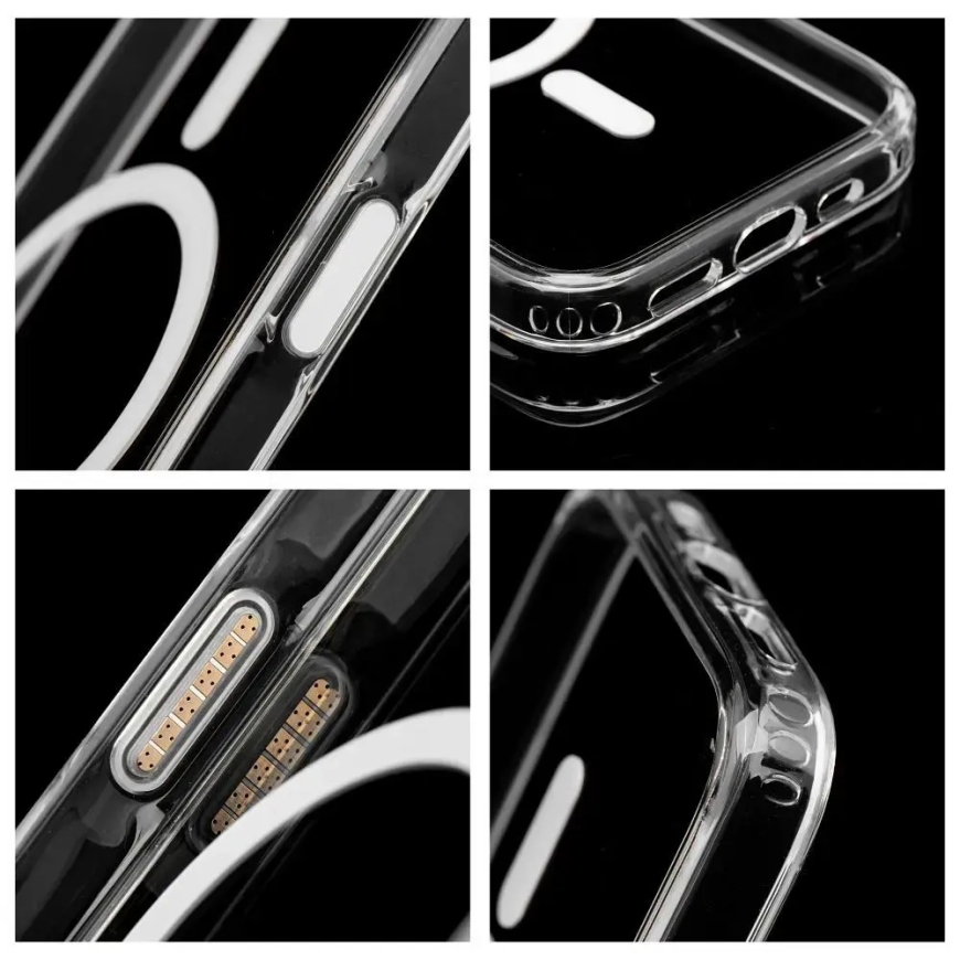 Clear Elite Mag phone case with MagSafe support for iPhone 17 Air transparent – 3