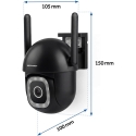 Berdsen BD-943 external rotating 5MP WiFi IP camera Berdsen BD-943 external rotating 5MP WiFi IP camera