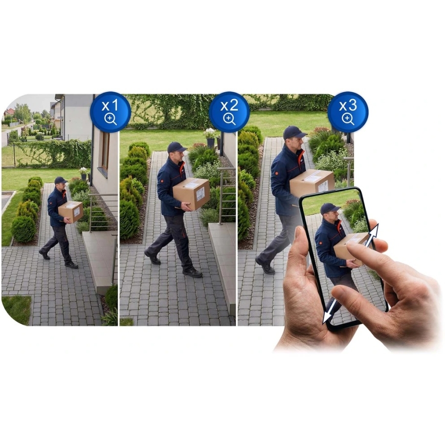 Berdsen BD-943 внешняя поворотная 5MP WiFi IP камера – 3