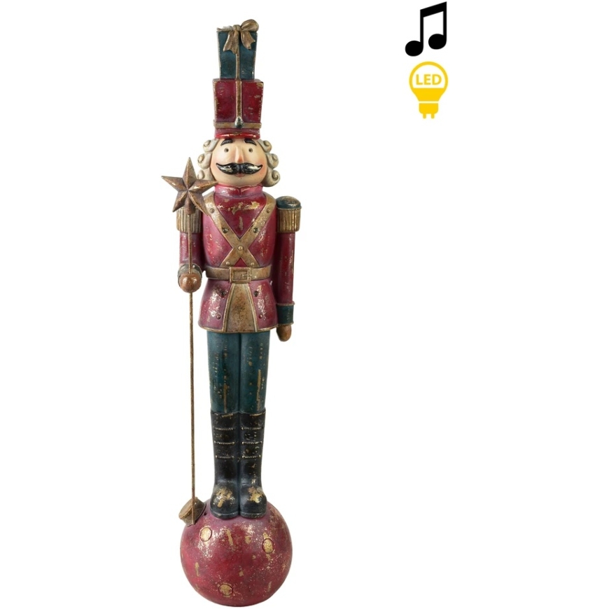 Mondex Since 1986 SANTA LILA Figura dziadek 14x12,5x65cm – 2