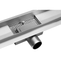 Fala LINEAR DRAIN Melns GLASS 90 CM WET&DRY Fala LINEAR DRAIN Melns GLASS 90 CM WET&DRY