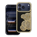 TEDDY BEAR puhelinsuojus iPhone 17 Pro:lle, kultainen TEDDY BEAR puhelinsuojus iPhone 17 Pro:lle, kultainen