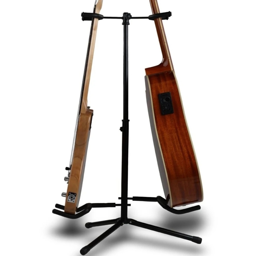 SUPRIMO GS4 tugi, kitarride hoidja 2 kitarrile must – 3