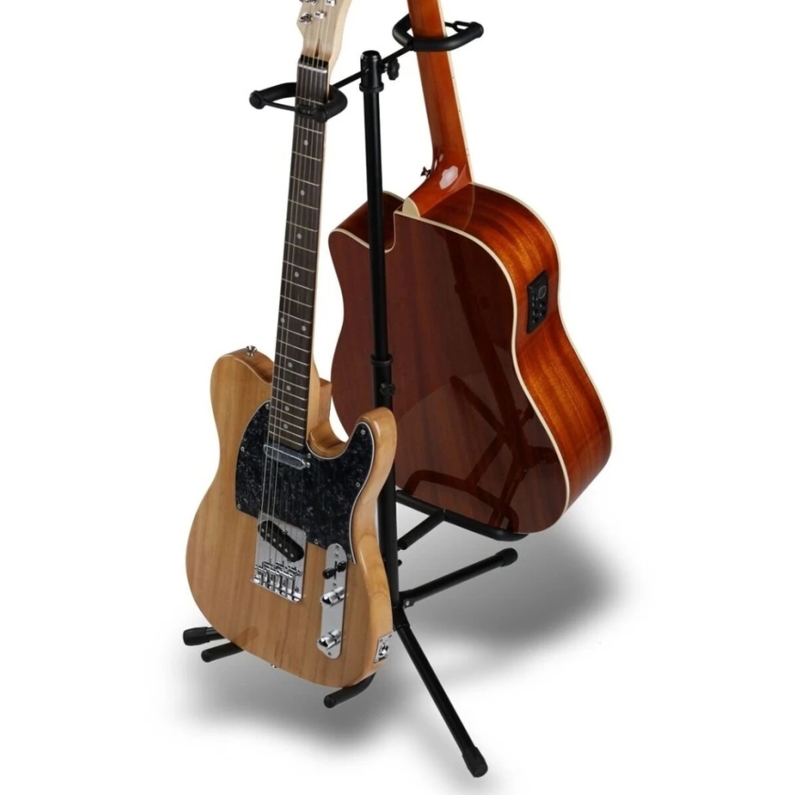 SUPRIMO GS4 stand, guitar holder for 2 guitars black – 4