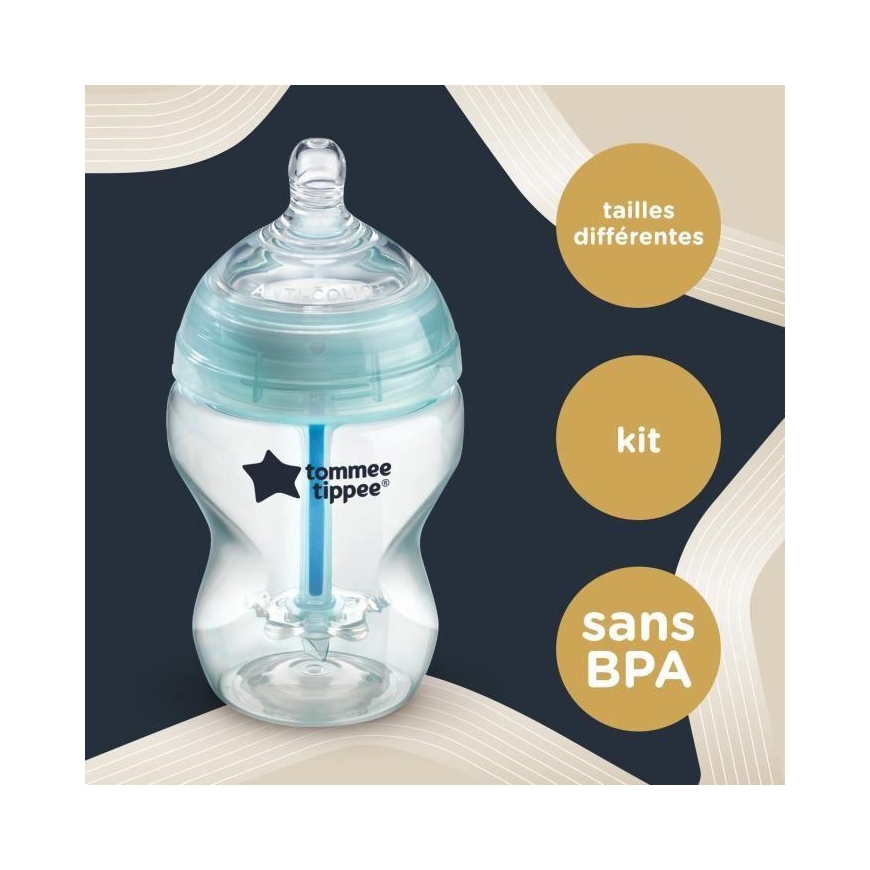 TOMMEE TIPPEE ADVANCED ANTI-COLIC SĀKUMA KOMPLEKTS, Zils – 4