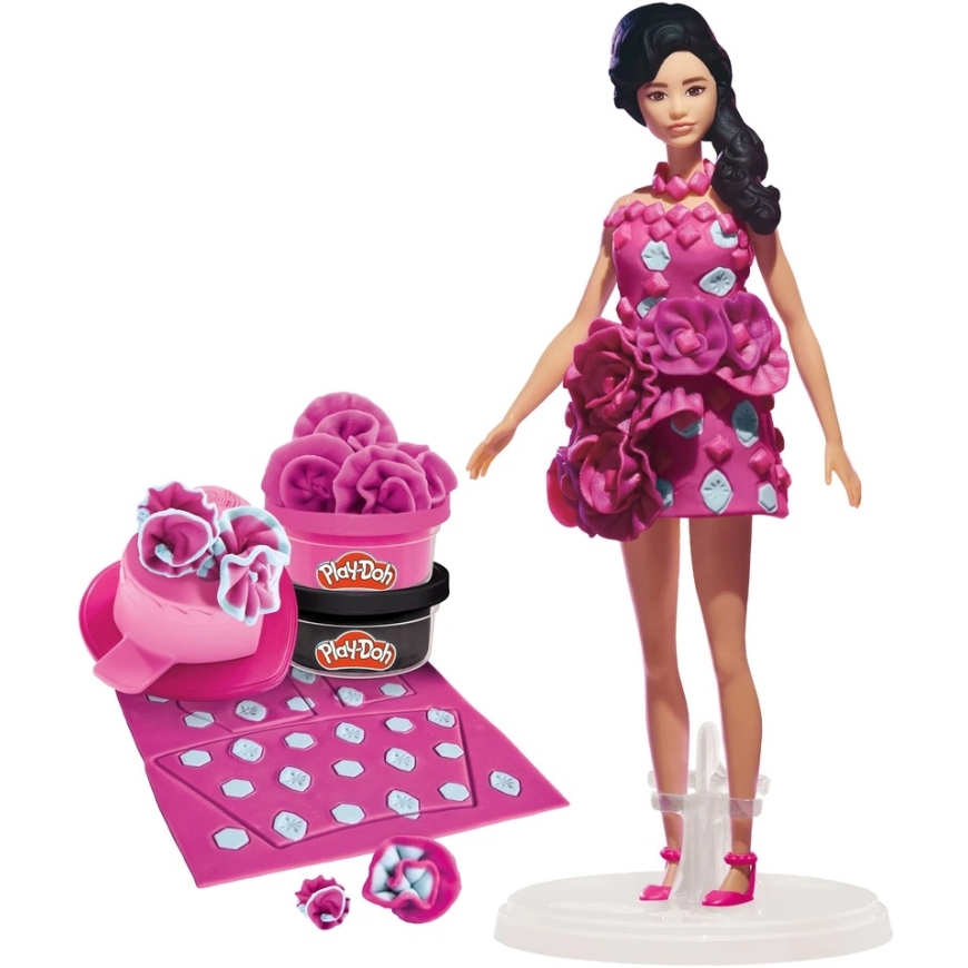 PLAY-DOH BARBIE Komplekts „Mirdzums un lentas“ – 3