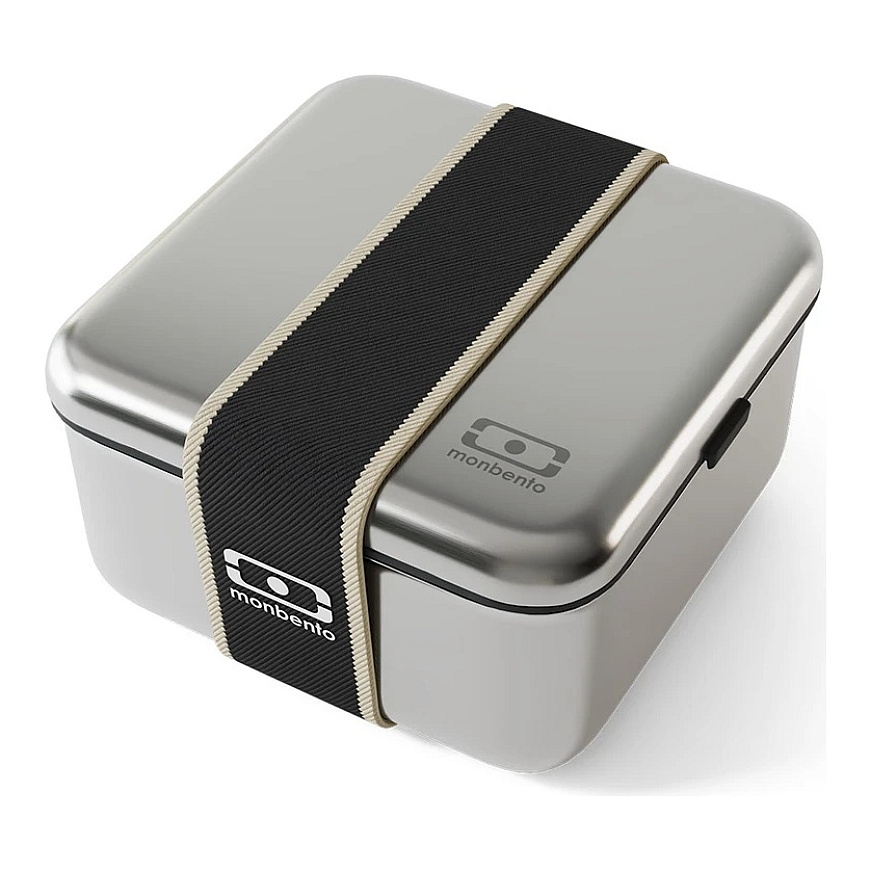 Monbento Bento pusdienu kastīte Sense 1L nerūsējošais tērauds melns Onyx – 4