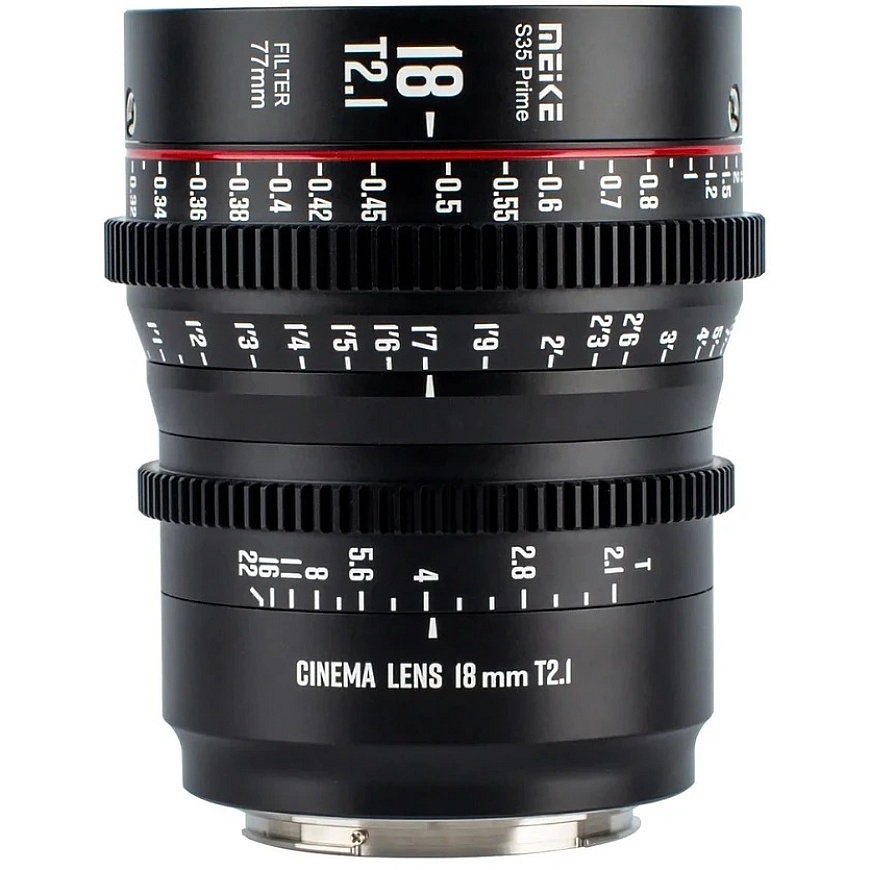 Камера - объектив Meike MK 18mm T2.1 PL крепление S35 кинообъектив – 3