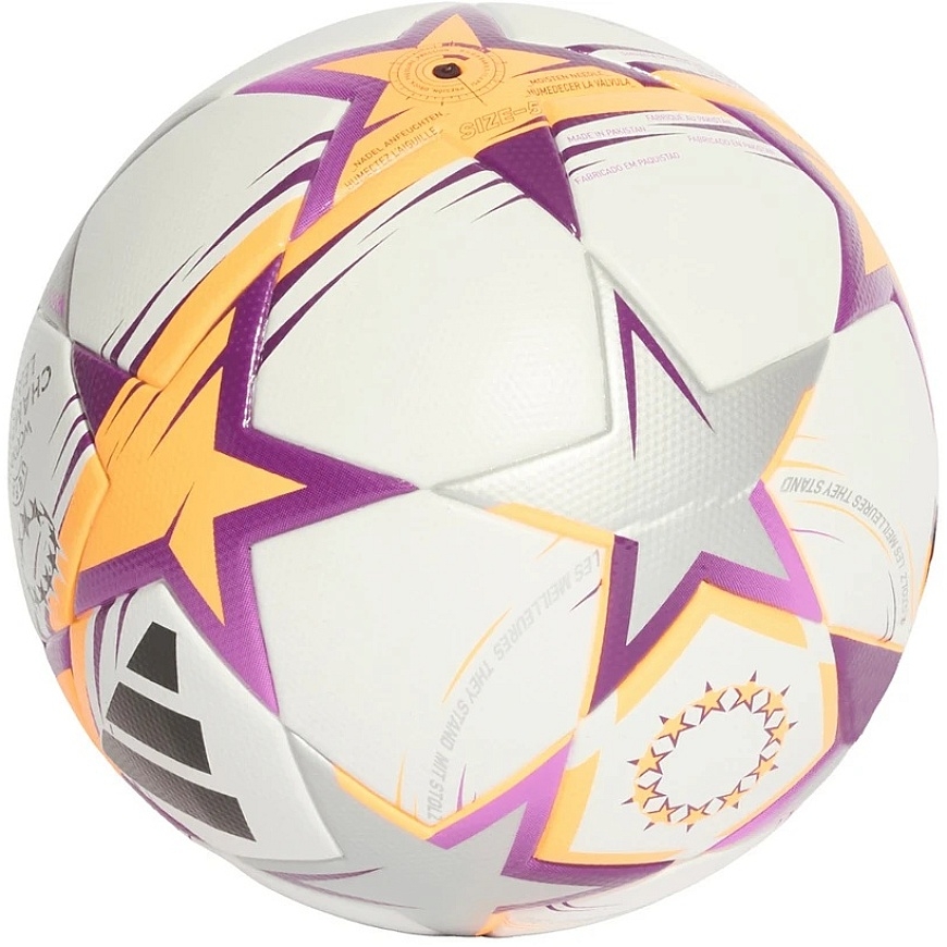 adidas UCL Women's League Football Ball 26/27 League Stage White and Orange-Silver KE5142 (4) – 2