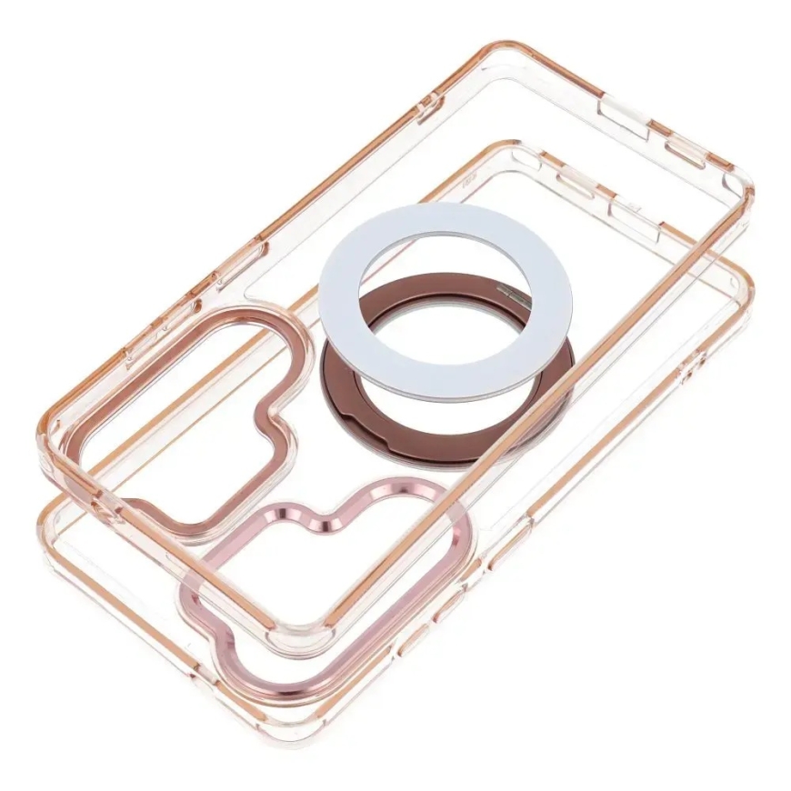Samsung A36 ümbris raami ringse seisuga, ühilduv MagSafe'iga, kuldne – 2