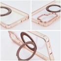 Case for Samsung A36 Frame Circle Stand compatible with MagSafe gold