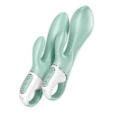 Satisfyer Air Pump Bunny 5+ vibratorius su siurbliu Mint Satisfyer Air Pump Bunny 5+ vibratorius su siurbliu Mint