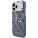 Guess 4G Big Case 4G Classic Logo Big Strap Metal Buttons for iPhone 18 Pro Max / 17 Pro Max, blue Guess 4G Big Case 4G Classic Logo Big Strap Metal Buttons for iPhone 18 Pro Max / 17 Pro Max, blue