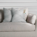 RESTILO SOFTA decorative cushion cover, embossed gray, glamour style, microfibre, 45 x 45 cm RESTILO SOFTA decorative cushion cover, embossed gray, glamour style, microfibre, 45 x 45 cm