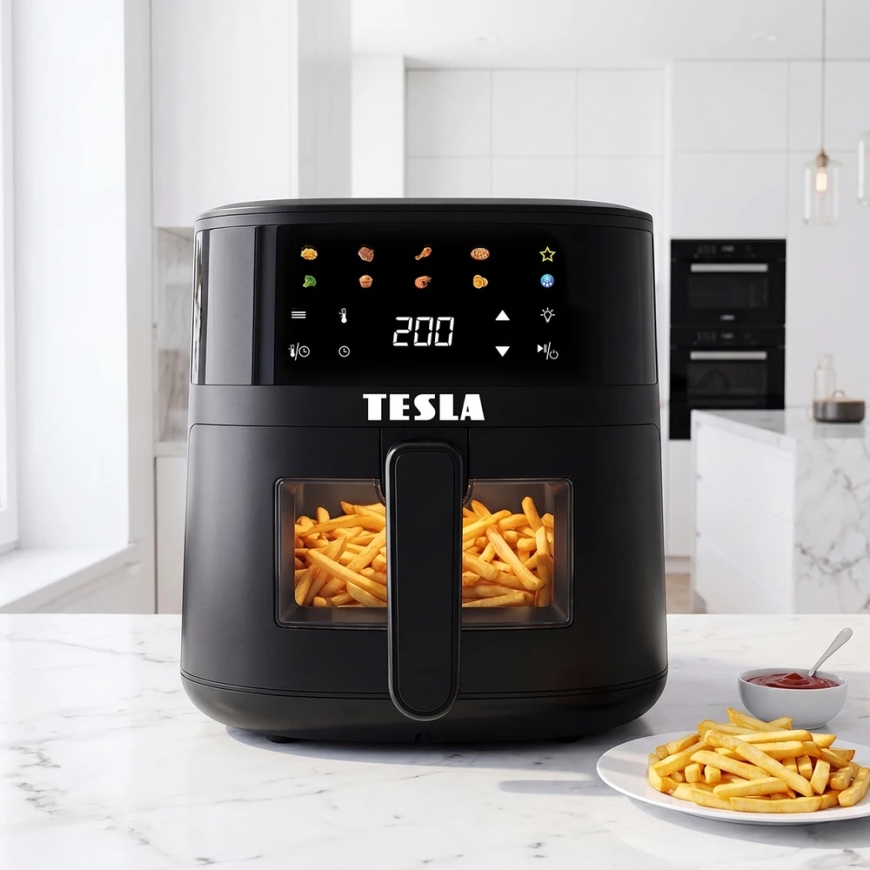 TESLA AirCook Q45 Pro Fryer – multifunctional digital hot air fryer – 4