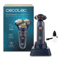 Cecotec Бритва | PrecisionCare Aluminum Pro | Время работы (макс.) 80 мин | Влажное и сухое | Синий