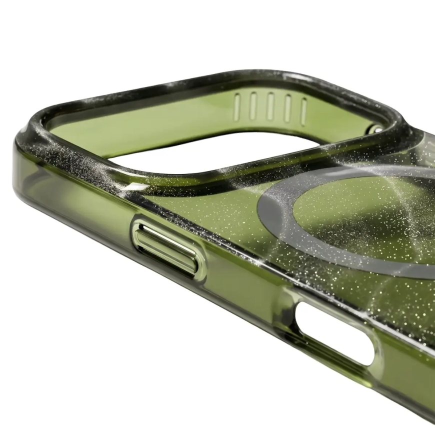 Tecto Shield Desert Mag -kuori iPhone 15 Pro 6,1" tummanoliivinvihreä – 5