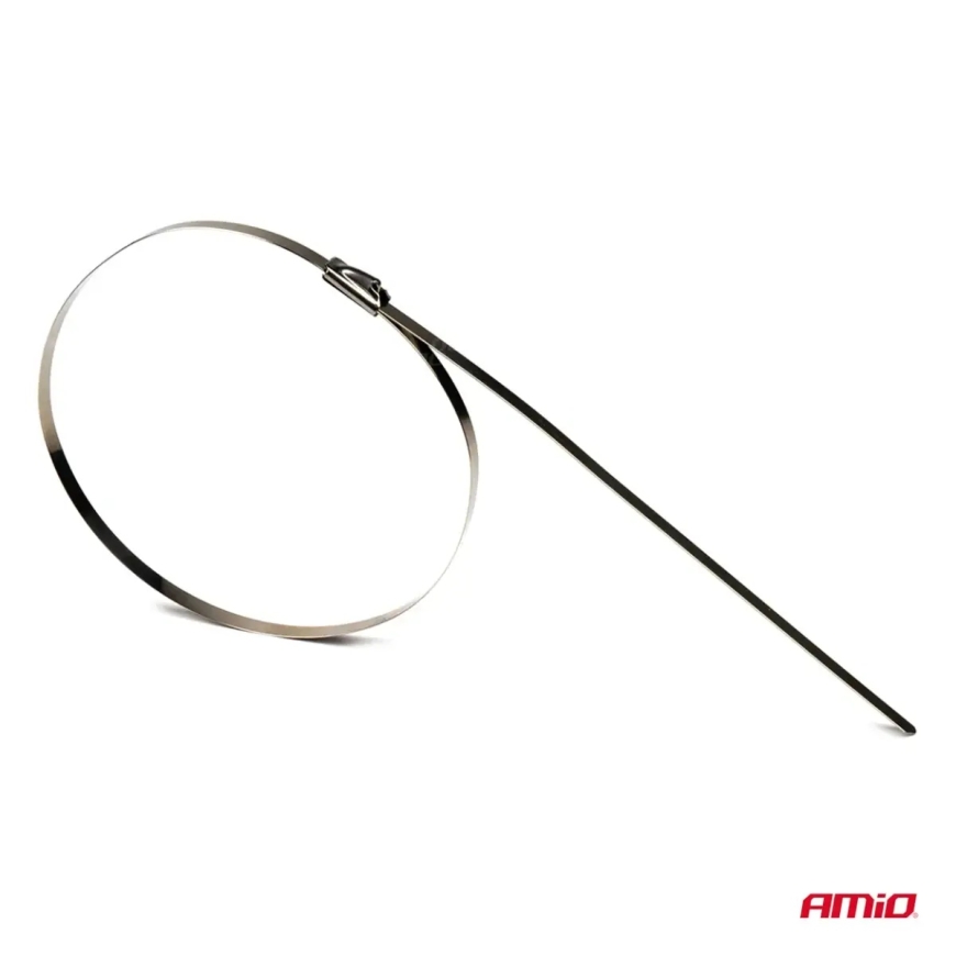 Ruostumaton teräsliittimet 4.6x100mm 100 kpl. AMIO-04319 – 2