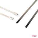 Nerūsējošā tērauda metāla kabeļu savilces 4,6 × 100 mm, 100 gab. AMIO-04319