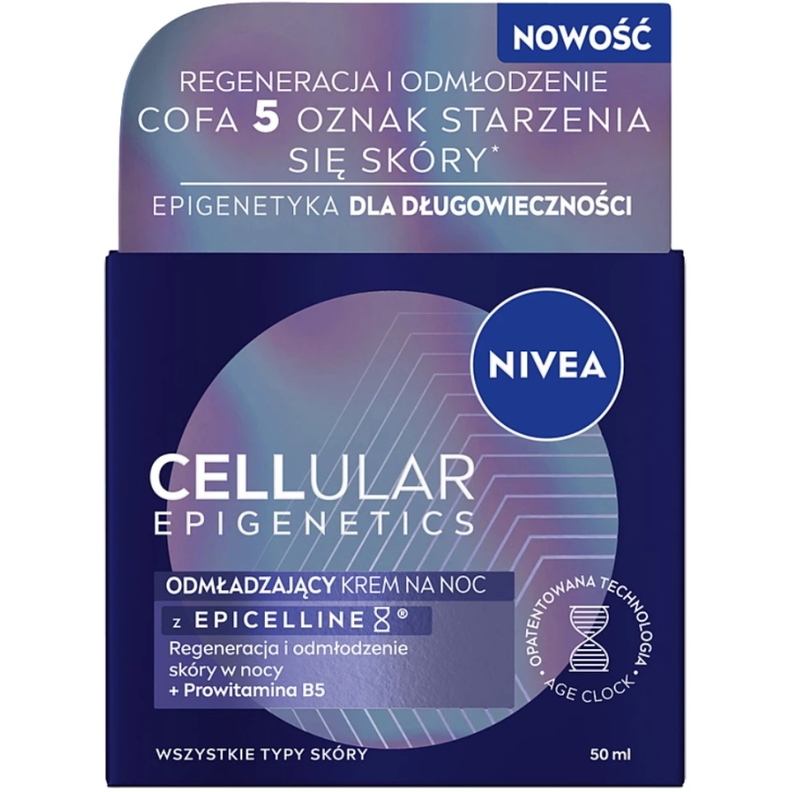 Nivea Cellular Epigenetics Nuorentava yövoide 50 ml