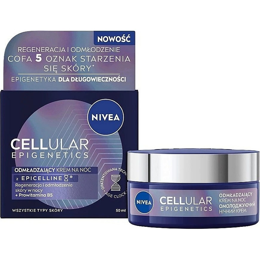 Nivea Cellular Epigenetics Atjaunojošs nakts krēms 50 ml – 2