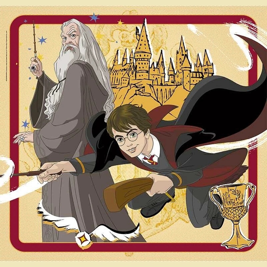 Clementoni Palapeli 3x48 kpl - Harry Potter – 4