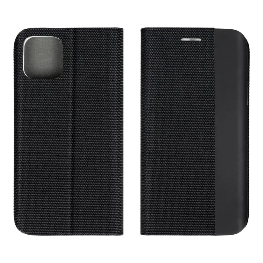 SENSITIVE knyginio tipo telefono dėklas Samsung Galaxy S25 Edge (S937) juodas – 2