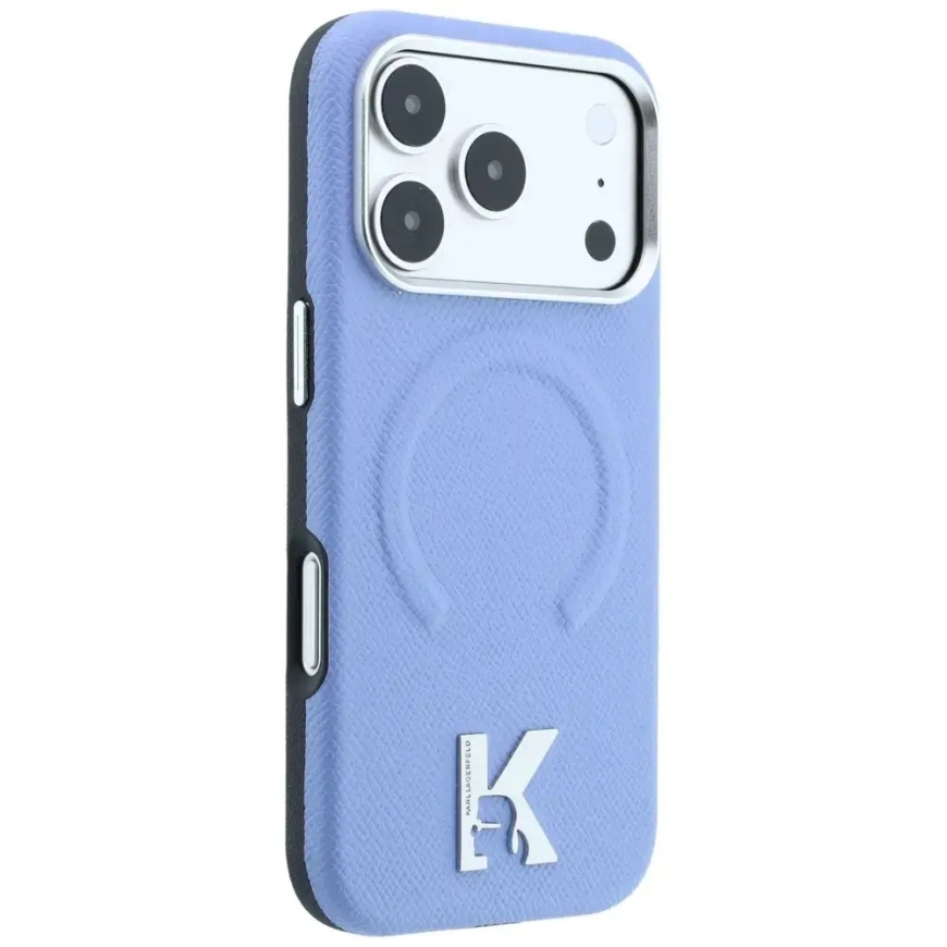 Case Karl Lagerfeld Grained Embossed Ring & Kameo Logo MagSafe for iPhone 18 Pro Max / 17 Pro Max li – 4