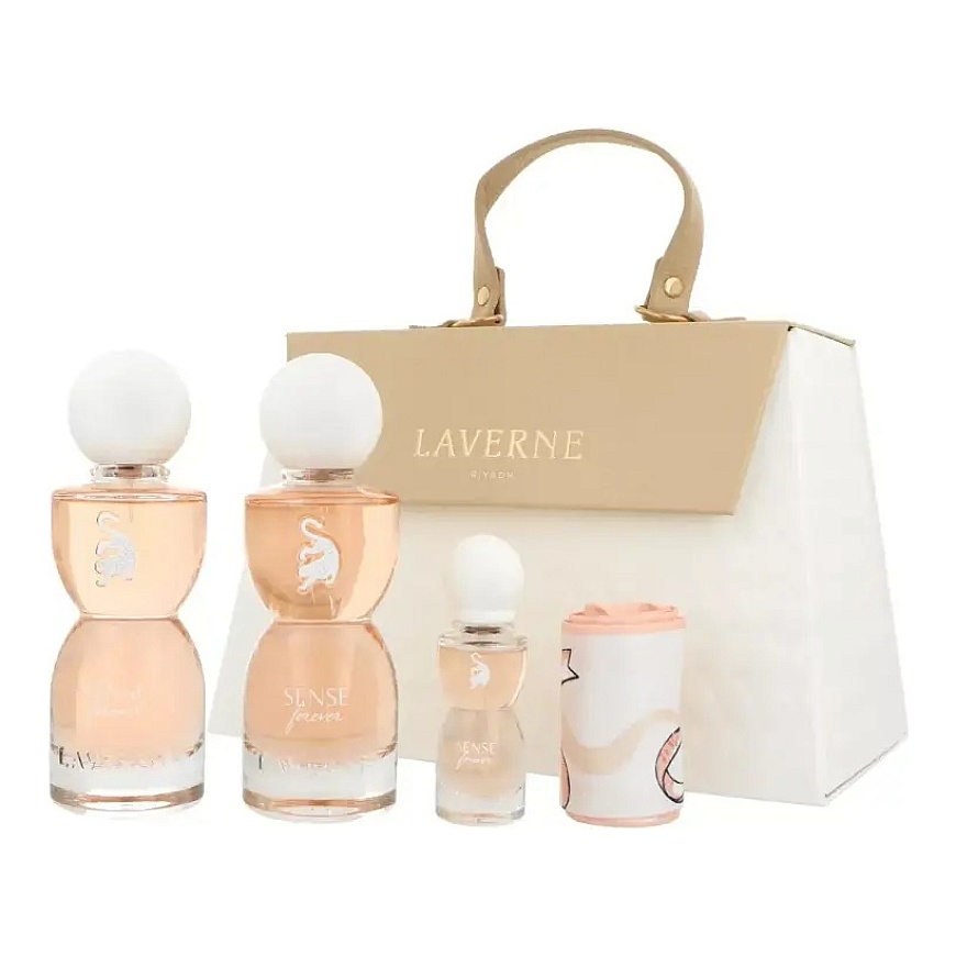 Set Laverne Sense Forever Edp 75ml + Edp 10ml + Hair Mist 75ml
